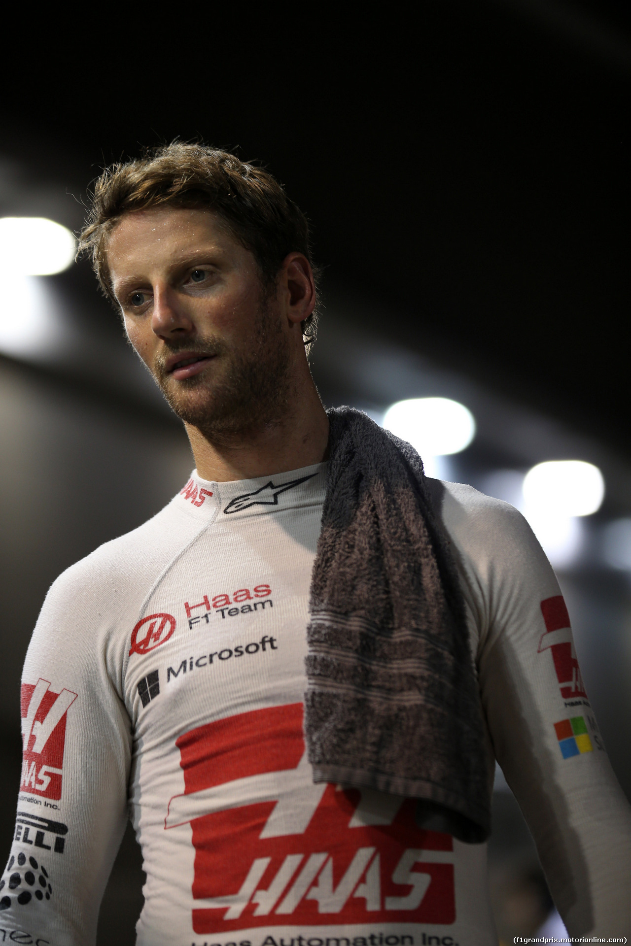 GP SINGAPORE, 16.09.2017 - Qualifiche, Romain Grosjean (FRA) Haas F1 Team VF-17