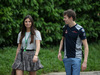 GP SINGAPORE, 16.09.2017 - Daniil Kvyat (RUS) Scuderia Toro Rosso STR12 e Domenica Kelly Piquet