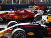 GP SINGAPORE, 16.09.2017 - Qualifiche, 3rd place Daniel Ricciardo (AUS) Red Bull Racing RB13, Sebastian Vettel (GER) Ferrari SF70H pole position e 2nd place Max Verstappen (NED) Red Bull Racing RB13