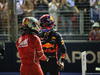 GP SINGAPORE, 16.09.2017 - Qualifiche, Sebastian Vettel (GER) Ferrari SF70H pole position e 2nd place Max Verstappen (NED) Red Bull Racing RB13