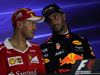 GP SINGAPORE, 16.09.2017 - Qualifiche, Conferenza Stampa, Sebastian Vettel (GER) Ferrari SF70H e Daniel Ricciardo (AUS) Red Bull Racing RB13