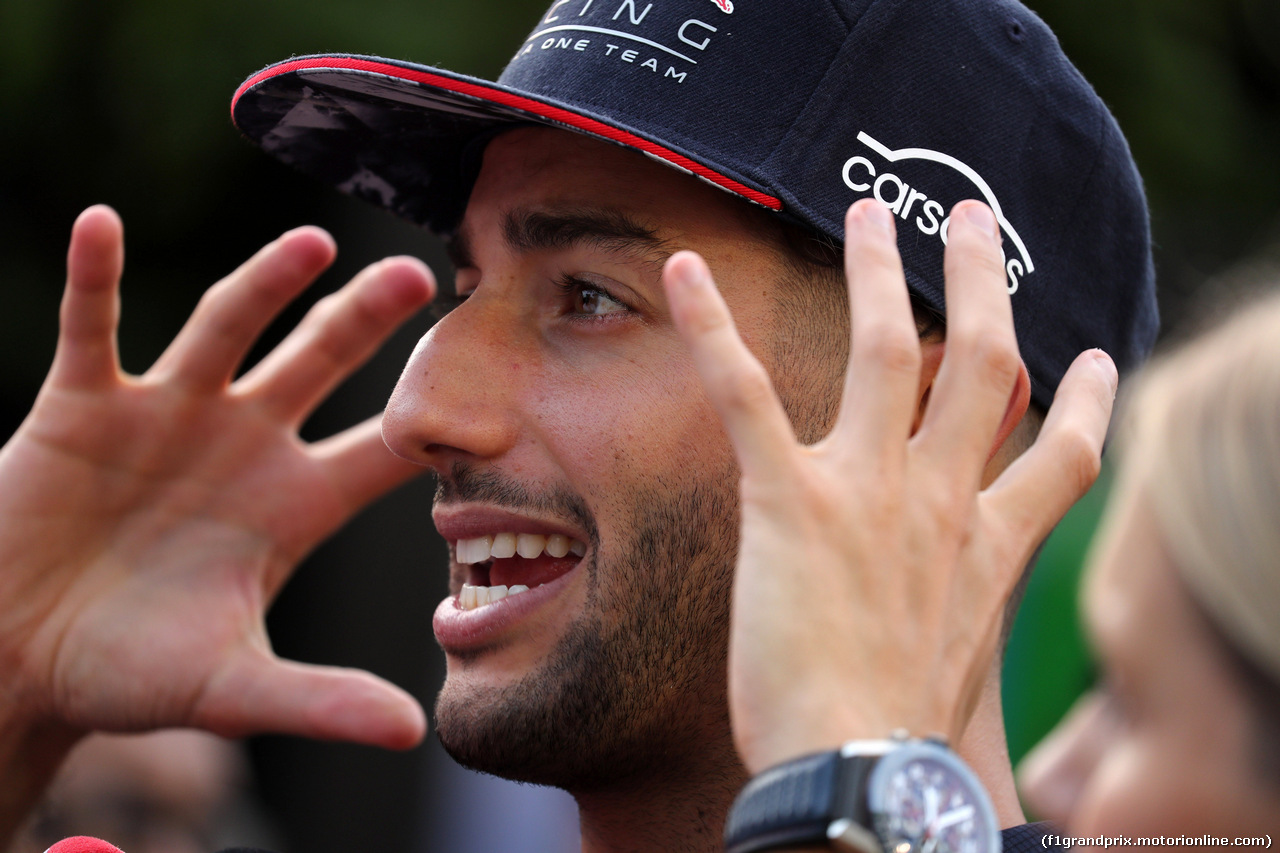 GP SINGAPORE, 14.09.2017 - Daniel Ricciardo (AUS) Red Bull Racing RB13