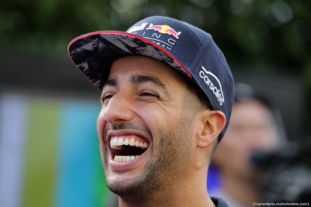 GP SINGAPORE, 14.09.2017 - Daniel Ricciardo (AUS) Red Bull Racing RB13