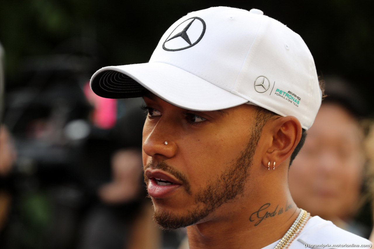GP SINGAPORE, 14.09.2017 - Lewis Hamilton (GBR) Mercedes AMG F1 W08