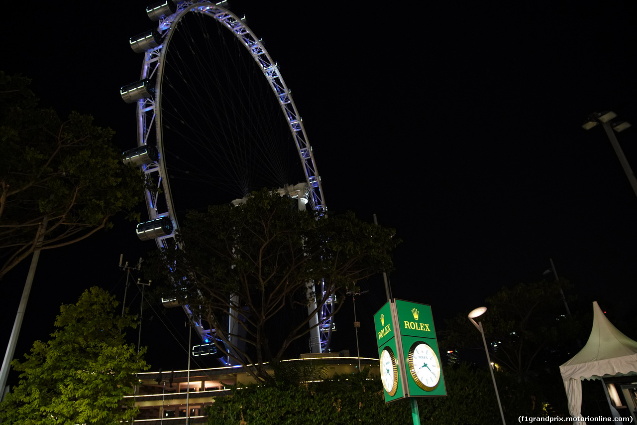 GP SINGAPORE, 14.09.2017 - The paddock