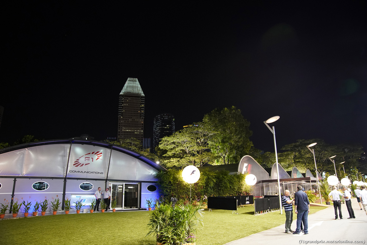 GP SINGAPORE, 14.09.2017 - The paddock