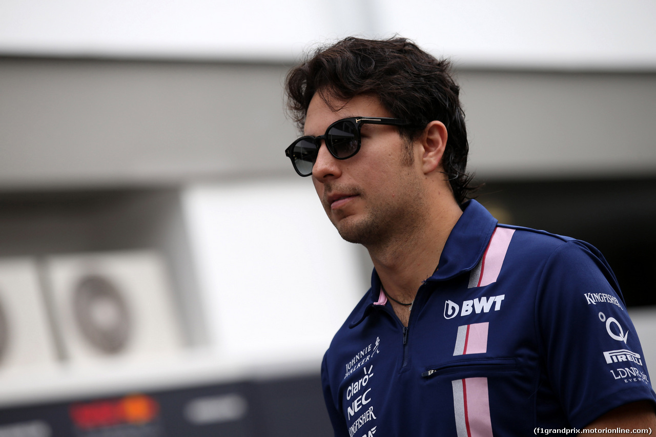GP SINGAPORE, 15.09.2017 - Sergio Perez (MEX) Sahara Force India F1 VJM010