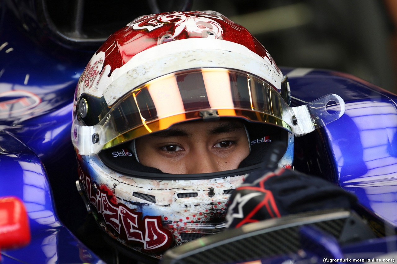 GP SINGAPORE, 15.09.2017 - Prove Libere 1, Sean Gelael (INA) Test Driver, Scuderia Toro Rosso STR12