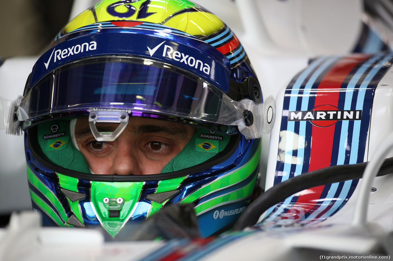 GP SINGAPORE, 15.09.2017 - Prove Libere 1, Felipe Massa (BRA) Williams FW40