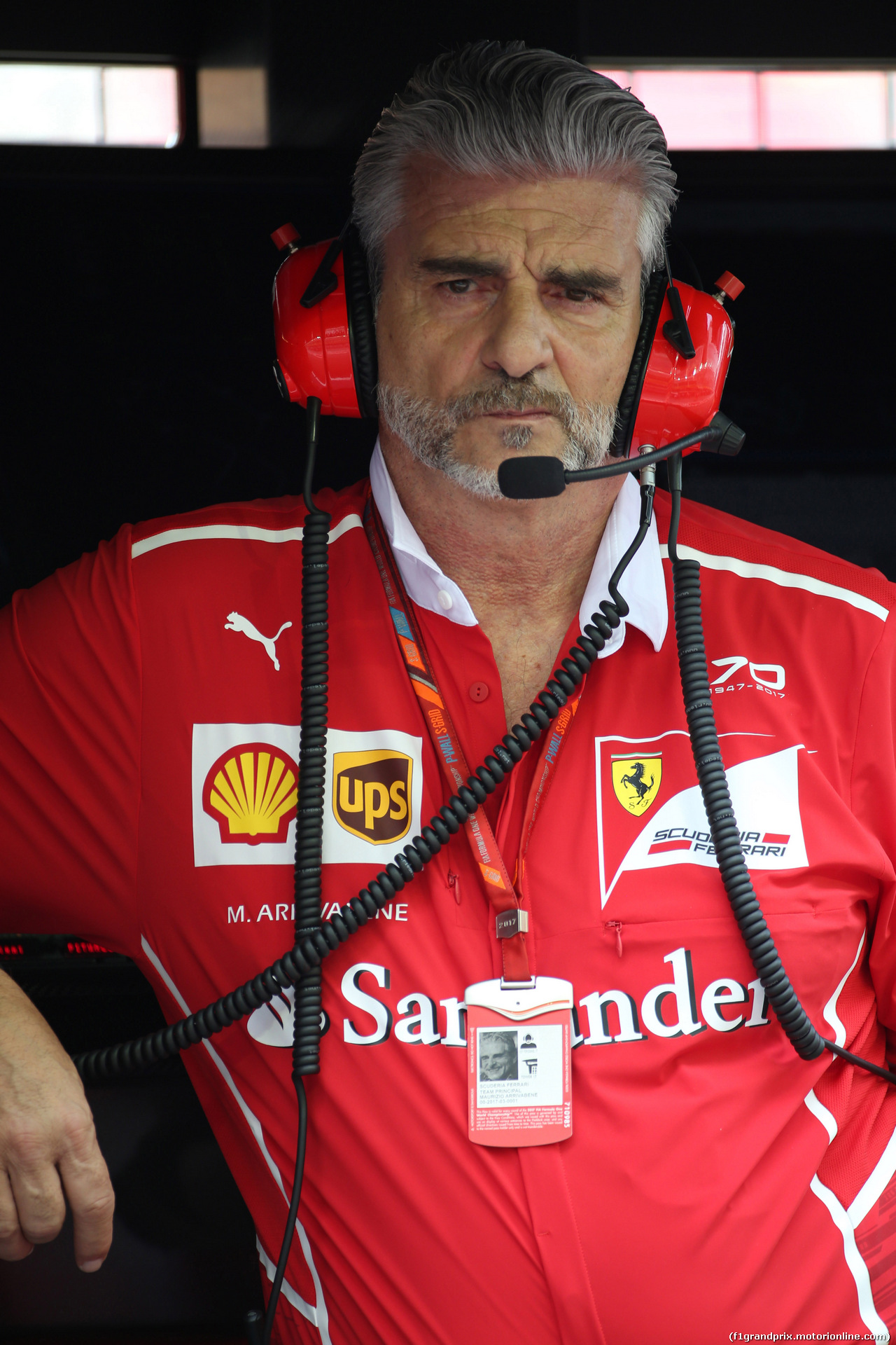 GP SINGAPORE, 15.09.2017 - Prove Libere 1, Maurizio Arrivabene (ITA) Ferrari Team Principal
