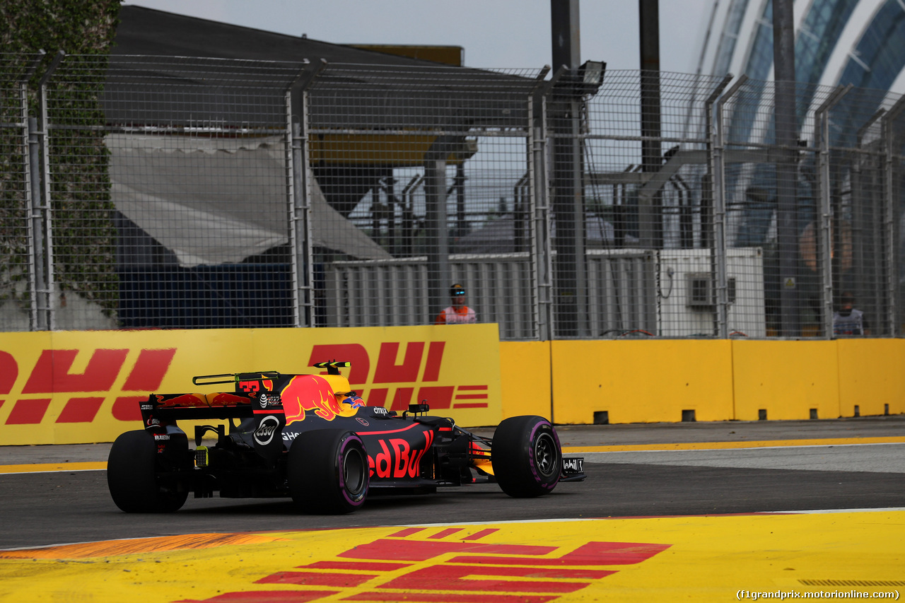 GP SINGAPORE, 15.09.2017 - Prove Libere 1, Max Verstappen (NED) Red Bull Racing RB13