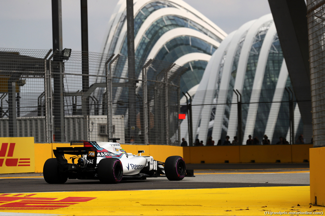 GP SINGAPORE, 15.09.2017 - Prove Libere 1, Felipe Massa (BRA) Williams FW40