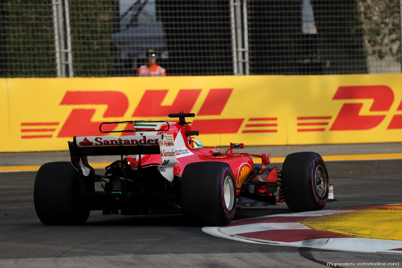 GP SINGAPORE, 15.09.2017 - Prove Libere 1, Sebastian Vettel (GER) Ferrari SF70H
