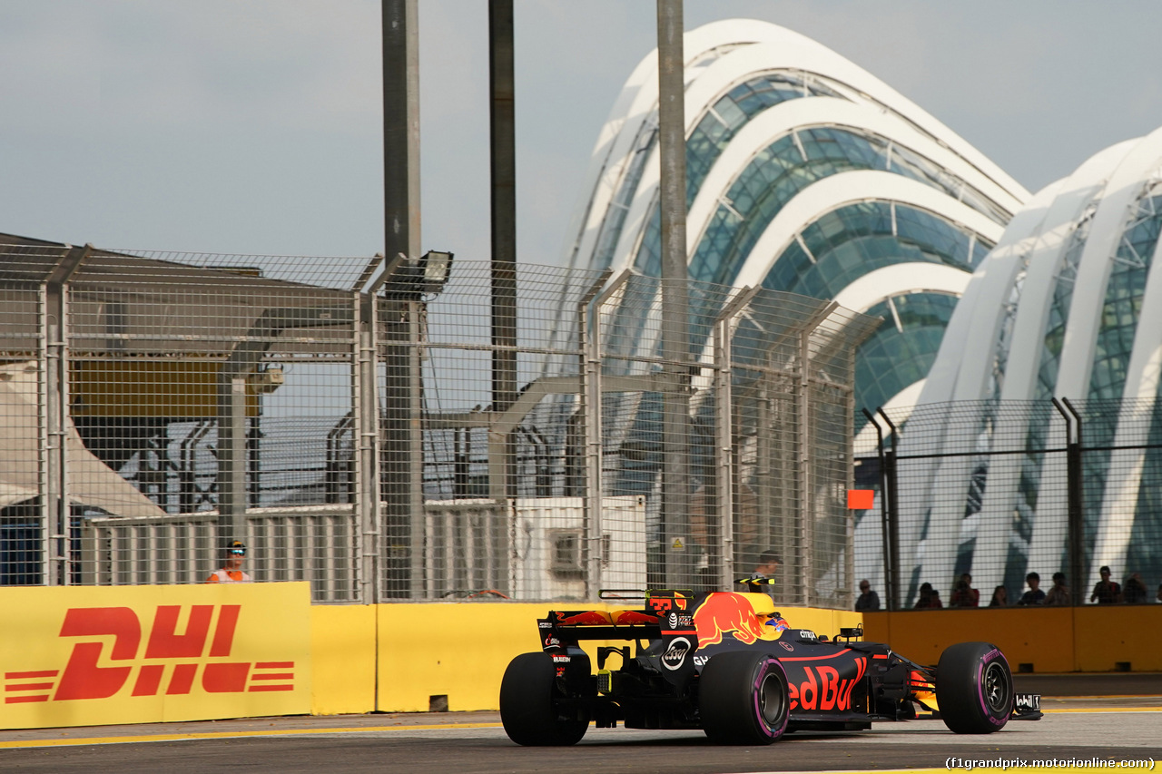 GP SINGAPORE, 15.09.2017 - Prove Libere 1, Max Verstappen (NED) Red Bull Racing RB13