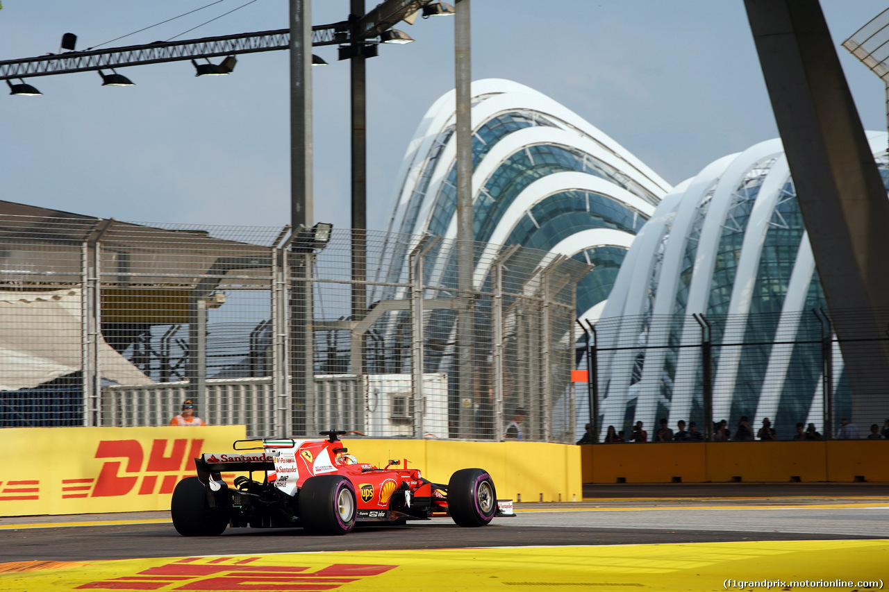 GP SINGAPORE, 15.09.2017 - Prove Libere 1, Sebastian Vettel (GER) Ferrari SF70H