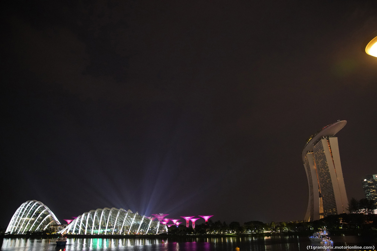 GP SINGAPORE, 15.09.2017 - Prove Libere 2, Singapore scenic