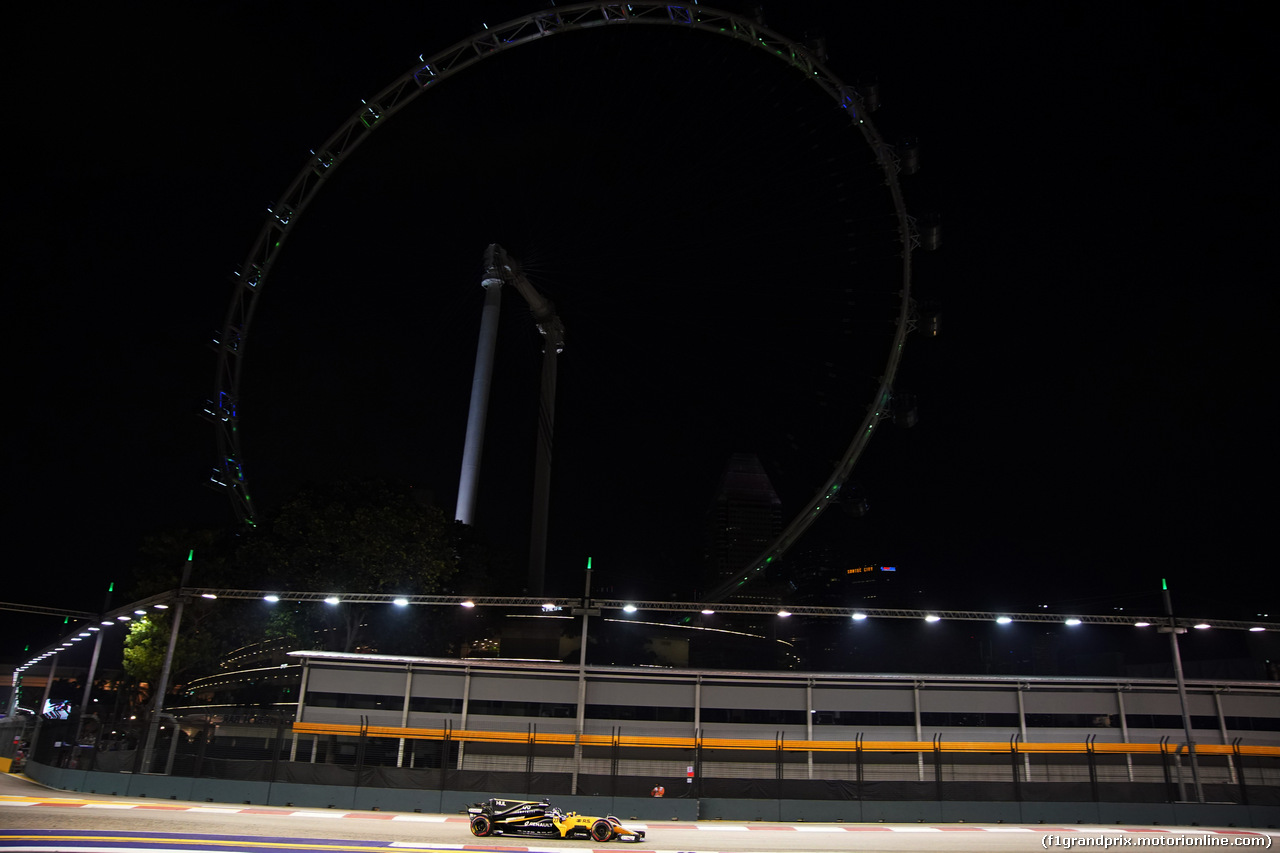GP SINGAPORE, 15.09.2017 - Prove Libere 2, Nico Hulkenberg (GER) Renault Sport F1 Team RS17