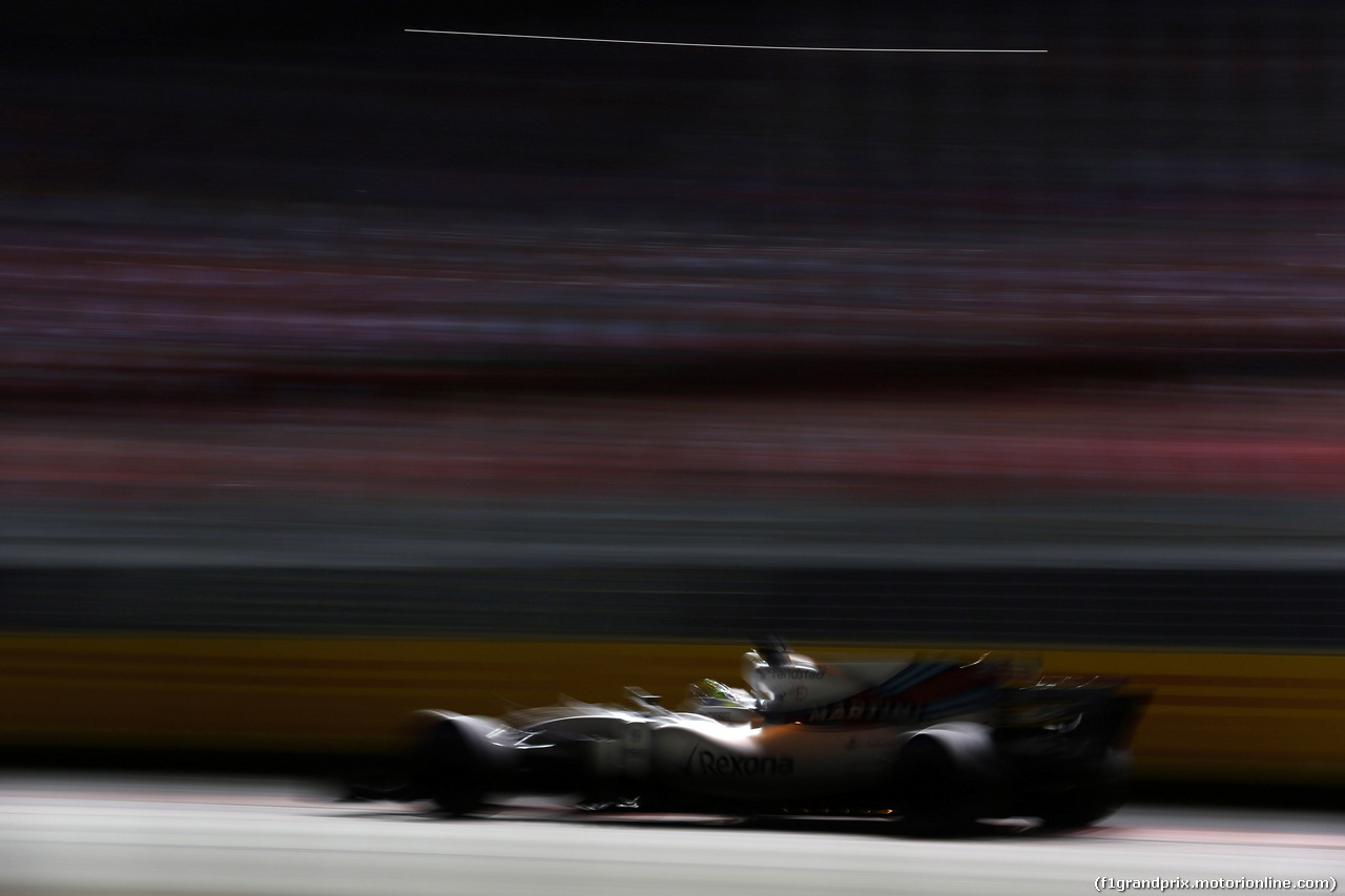 GP SINGAPORE, 15.09.2017 - Prove Libere 2, Felipe Massa (BRA) Williams FW40