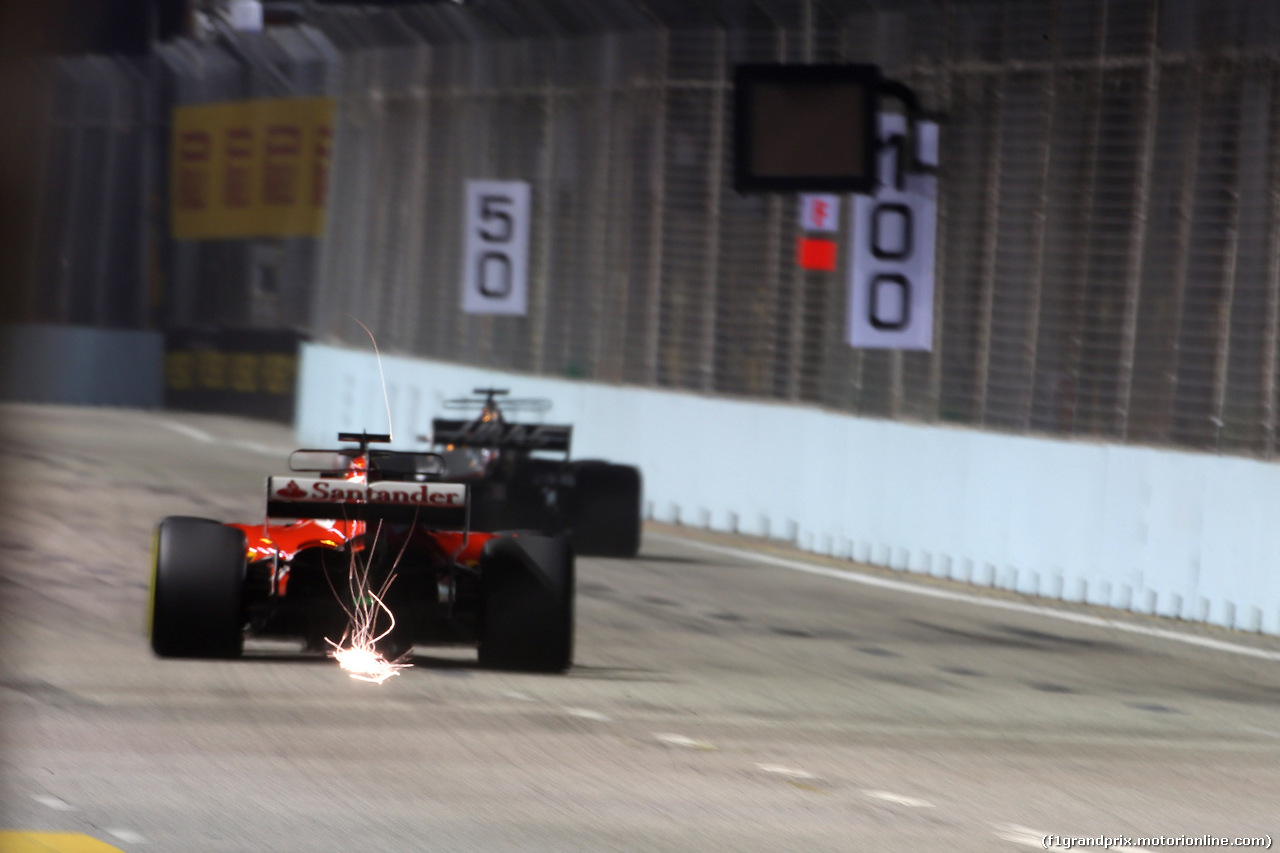 GP SINGAPORE, 15.09.2017 - Prove Libere 2, Sebastian Vettel (GER) Ferrari SF70H