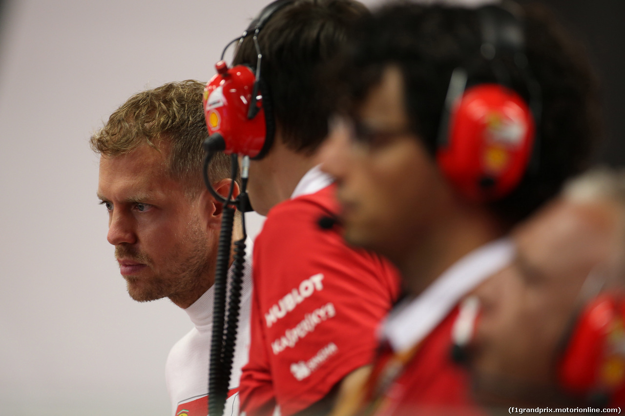 GP SINGAPORE, 15.09.2017 - Prove Libere 2, Sebastian Vettel (GER) Ferrari SF70H