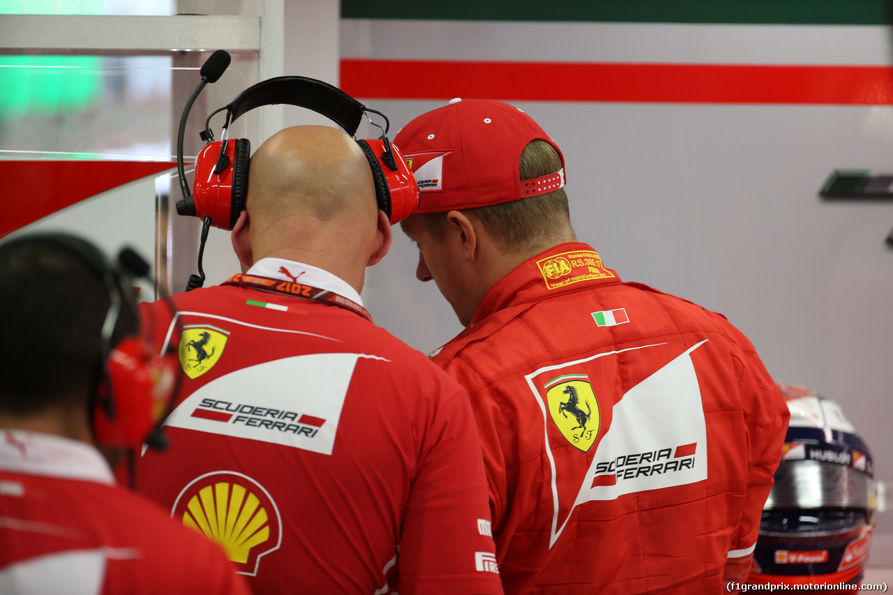 GP SINGAPORE, 15.09.2017 - Prove Libere 2, Kimi Raikkonen (FIN) Ferrari SF70H