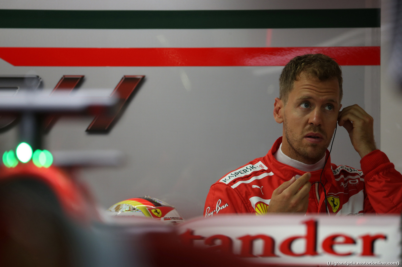 GP SINGAPORE, 15.09.2017 - Prove Libere 2, Sebastian Vettel (GER) Ferrari SF70H