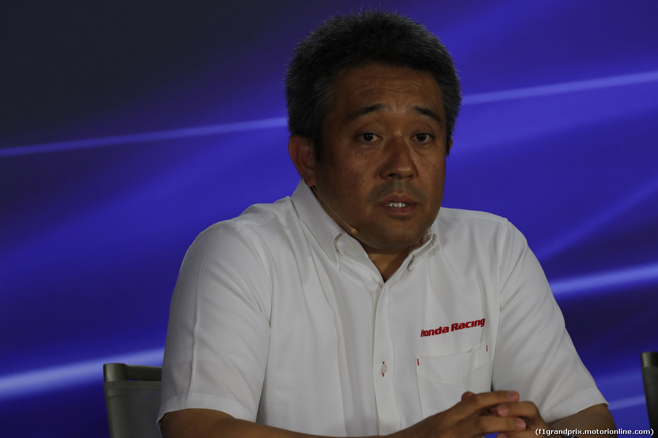 GP SINGAPORE, Team Manager Press Conference: Masashi Yamamoto (JPN) General Manager Motor Sport Division Honda Motor Co