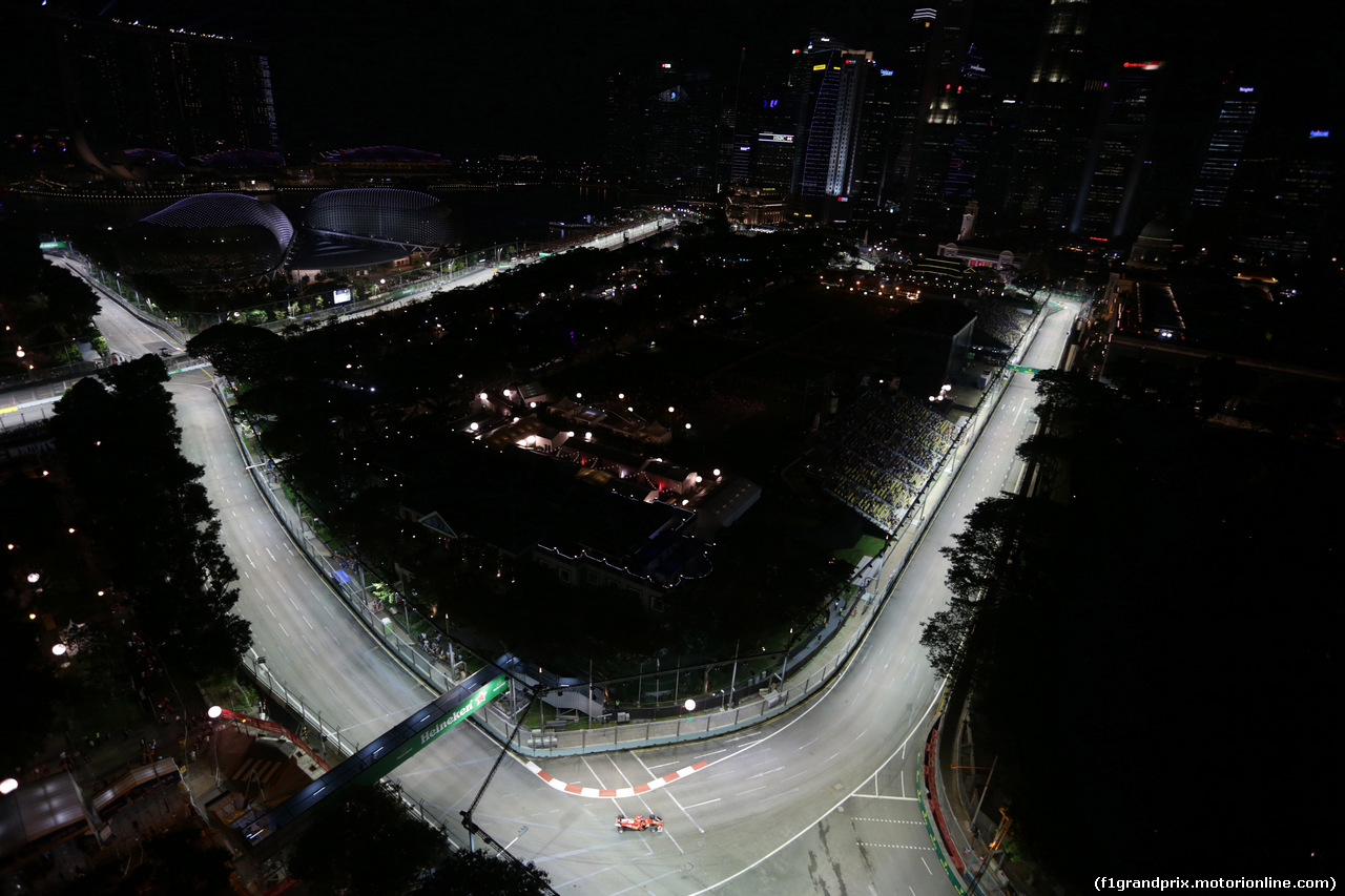 GP SINGAPORE, 15.09.2017 - Prove Libere 2, Kimi Raikkonen (FIN) Ferrari SF70H