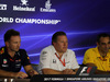 GP SINGAPORE, 15.09.2017 - Conferenza Stampa, Christian Horner (GBR), Red Bull Racing, Sporting Director, Zak Brown (USA) McLaren Executive Director e Cyril Abiteboul (FRA) Renault Sport F1 Managing Director