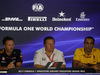 GP SINGAPORE, 15.09.2017 - Conferenza Stampa, Christian Horner (GBR), Red Bull Racing, Sporting Director, Zak Brown (USA) McLaren Executive Director e Cyril Abiteboul (FRA) Renault Sport F1 Managing Director
