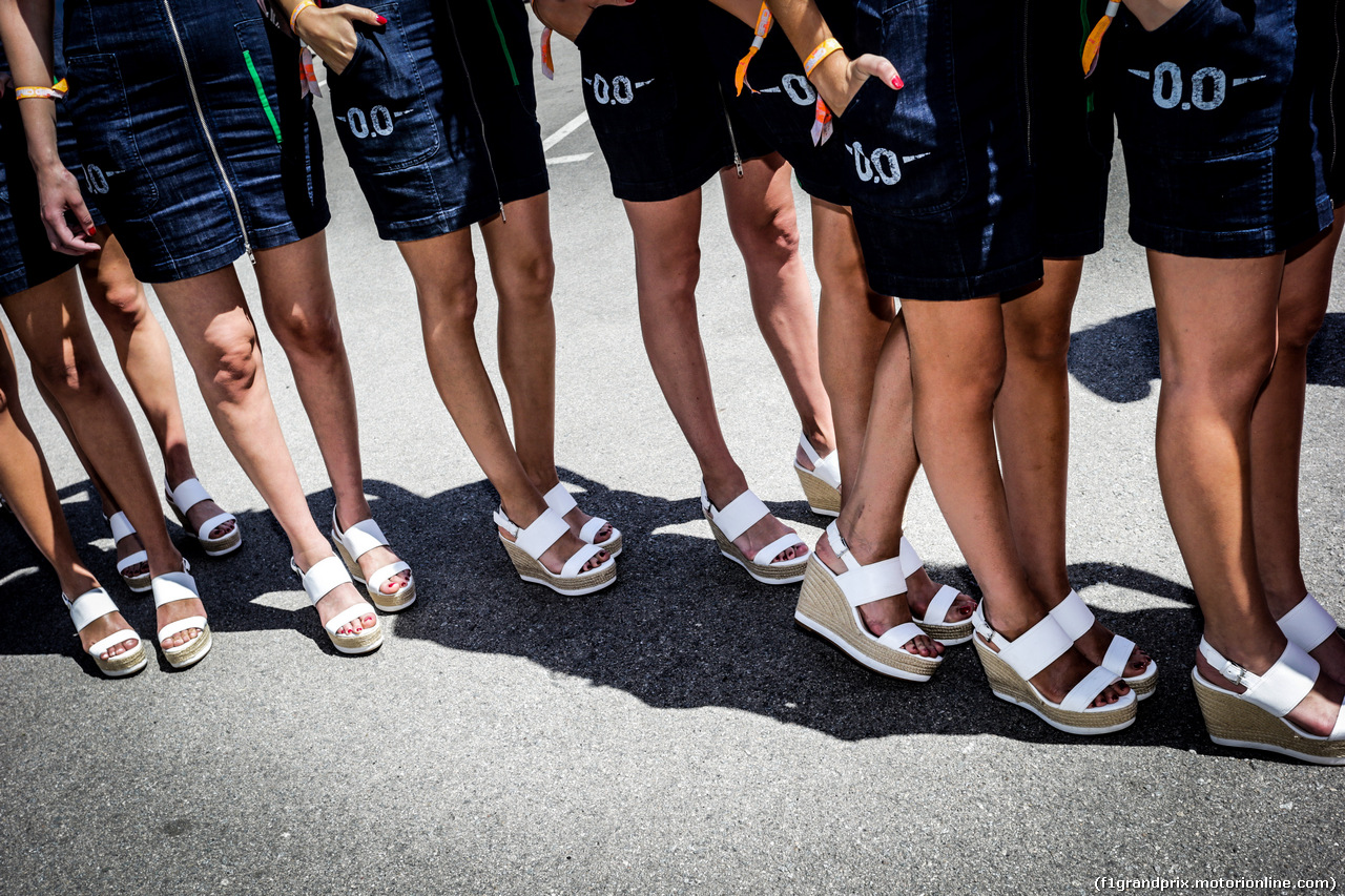 GP SPAGNA, griglia girls.
14.05.2017.