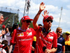 GP SPAGNA, (L to R): Kimi Raikkonen (FIN) Ferrari e Sebastian Vettel (GER) Ferrari on the drivers parade.
14.05.2017.