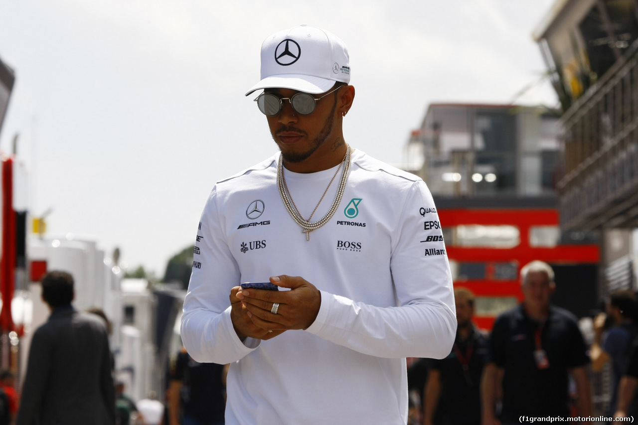 GP SPAGNA, 11.05.2017 - Lewis Hamilton (GBR) Mercedes AMG F1 W08