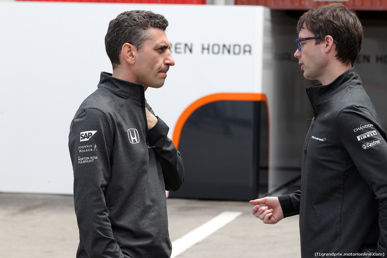 GP SPAGNA, 11.05.2017 - Andrea Stella (ITA) Mclaren race Engineer