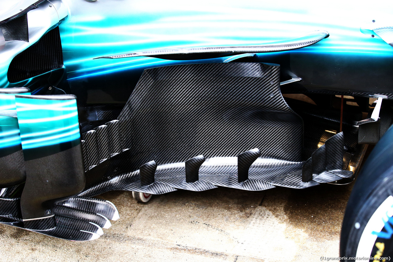 GP SPAGNA, Mercedes AMG F1 W08 sidepod detail.
11.05.2017.