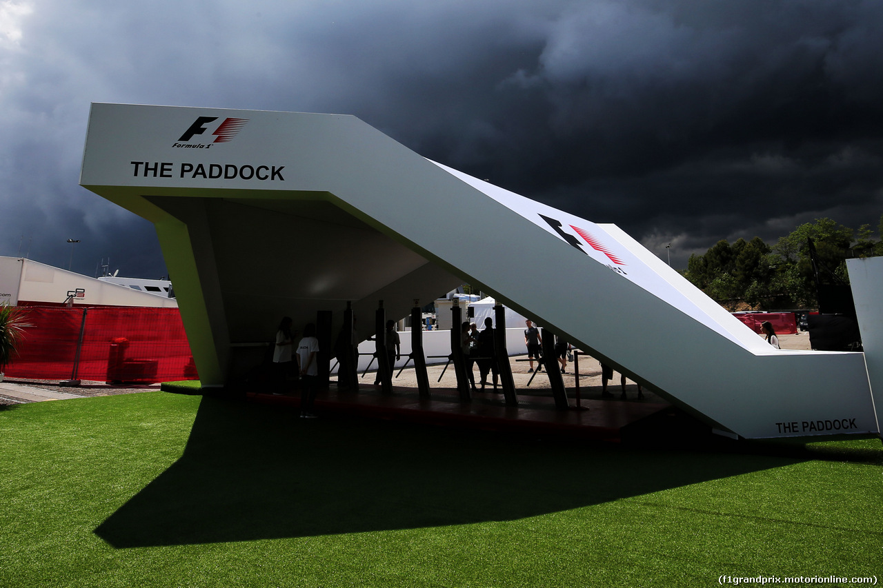 GP SPAGNA, F1 Paddock entrance.
11.05.2017.