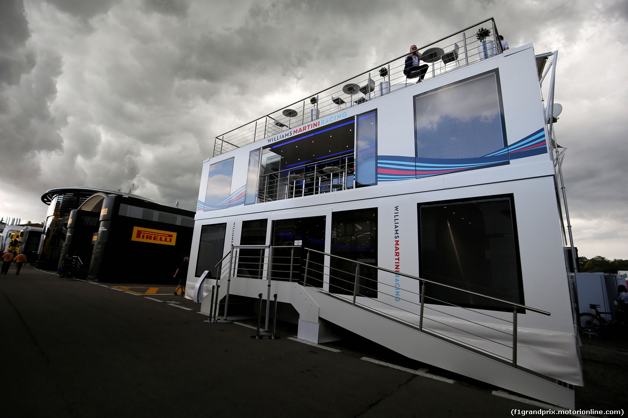 GP SPAGNA, Williams motorhome.
11.05.2017.