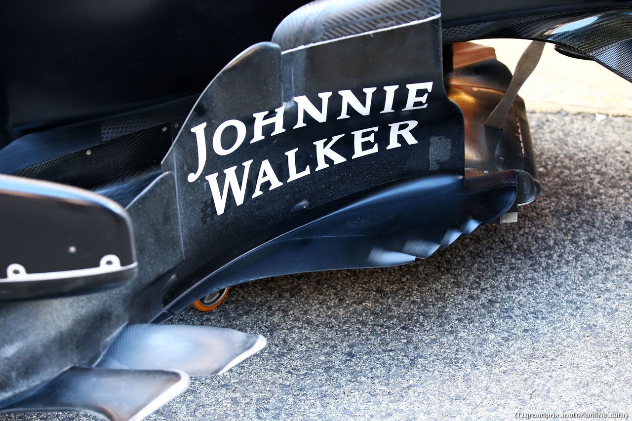 GP SPAGNA, McLaren MCL32 sidepod winglet detail.
11.05.2017.