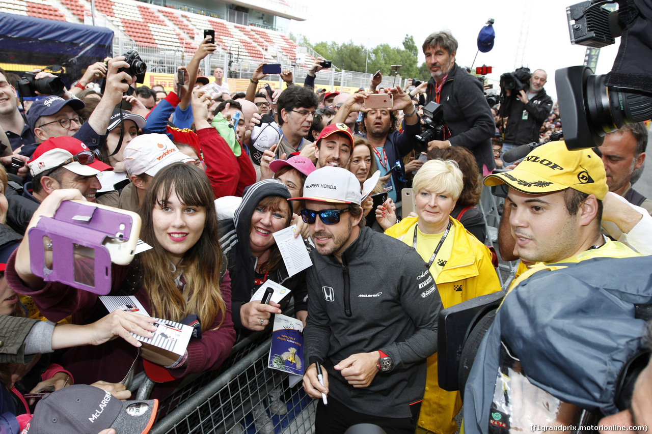 GP SPAGNA, 11.05.2017 - Fernando Alonso (ESP) McLaren MCL32