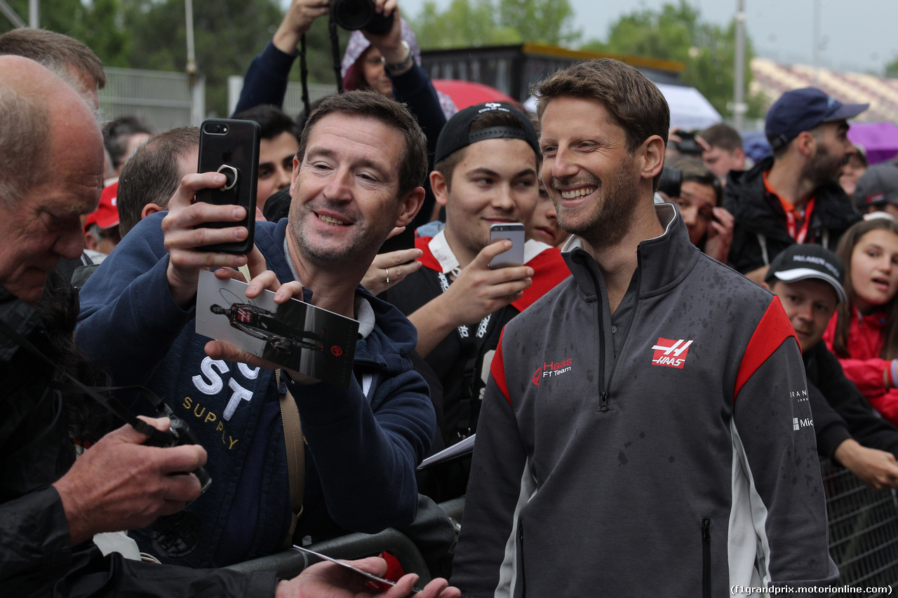 GP SPAGNA, 11.05.2017 - Romain Grosjean (FRA) Haas F1 Team VF-17