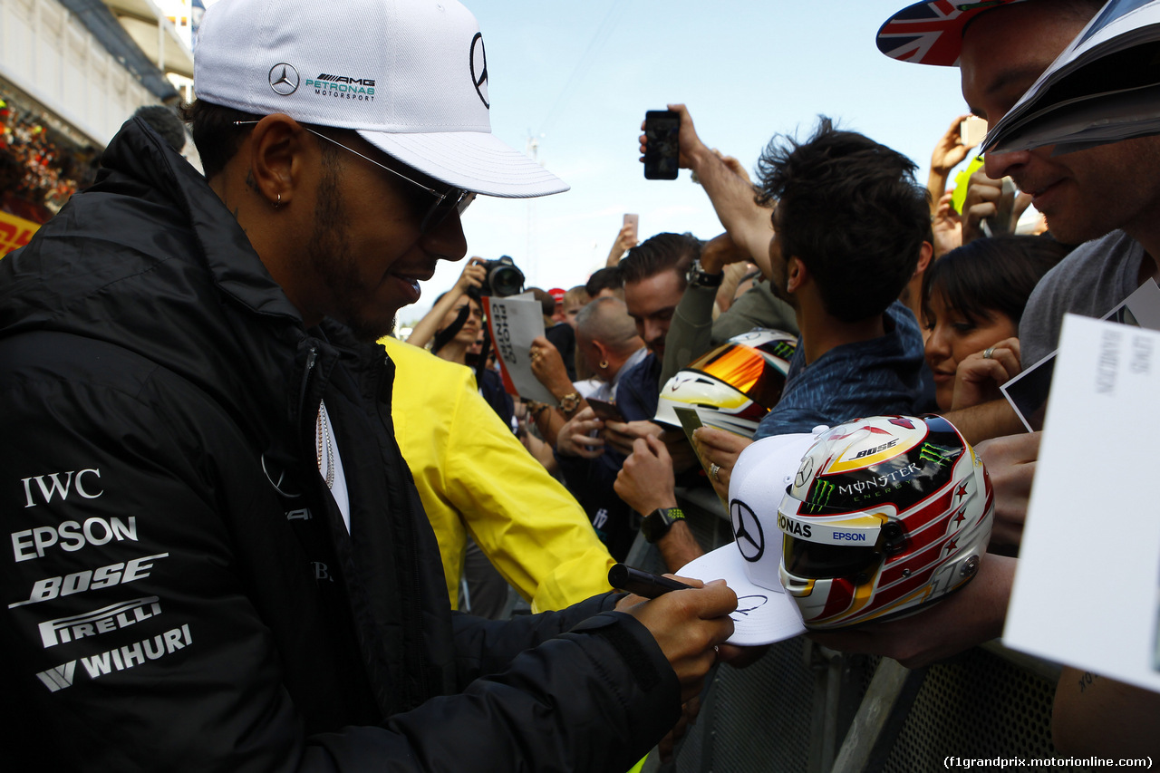 GP SPAGNA, 11.05.2017 - Lewis Hamilton (GBR) Mercedes AMG F1 W08