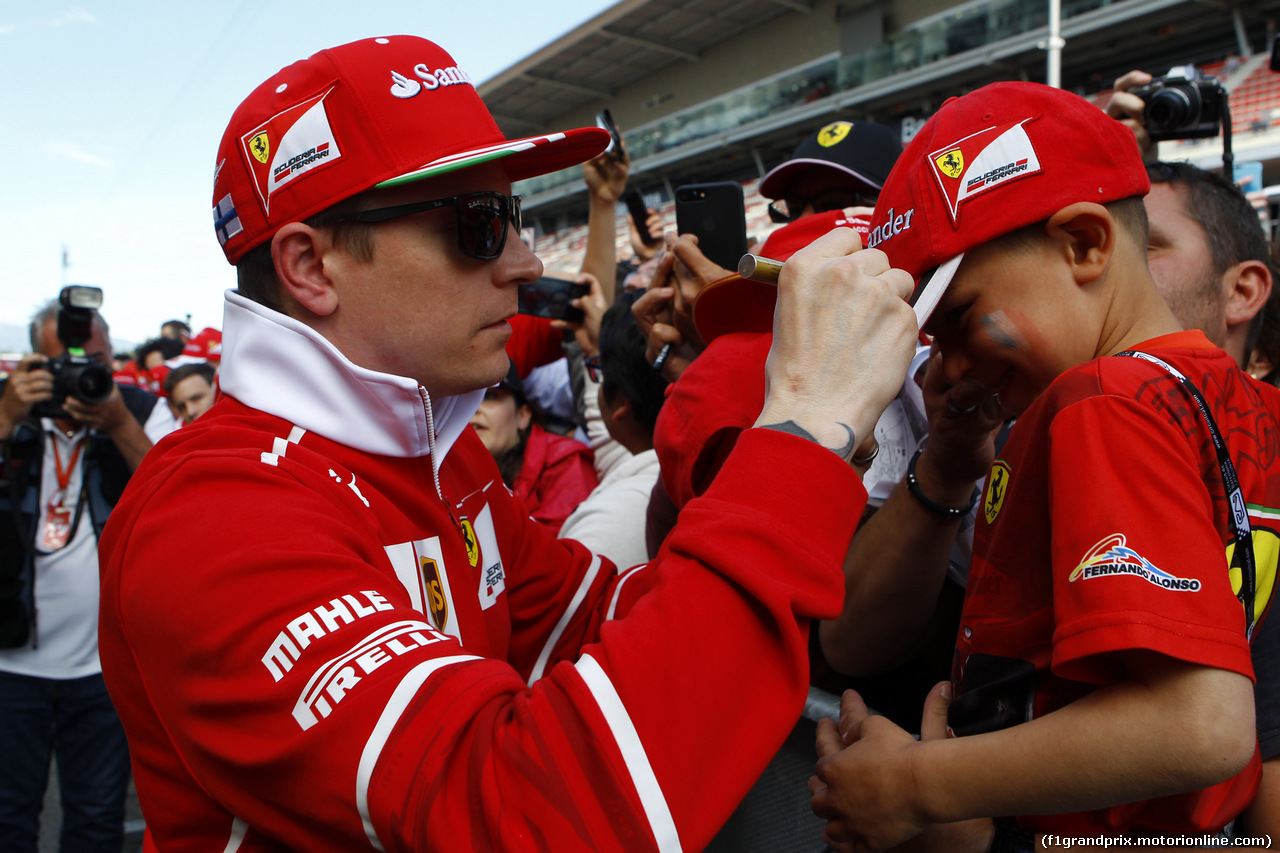 GP SPAGNA, 11.05.2017 - Kimi Raikkonen (FIN) Ferrari SF70H