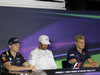 GP SPAGNA, 11.05.2017 - Conferenza Stampa, Max Verstappen (NED) Red Bull Racing RB13, Lewis Hamilton (GBR) Mercedes AMG F1 W08 e Marcus Ericsson (SUE) Sauber C36