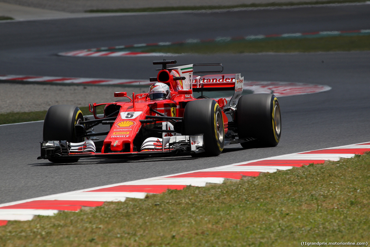 GP SPAGNA, 12.05.2017 - Sebastian Vettel (GER) Ferrari SF70H