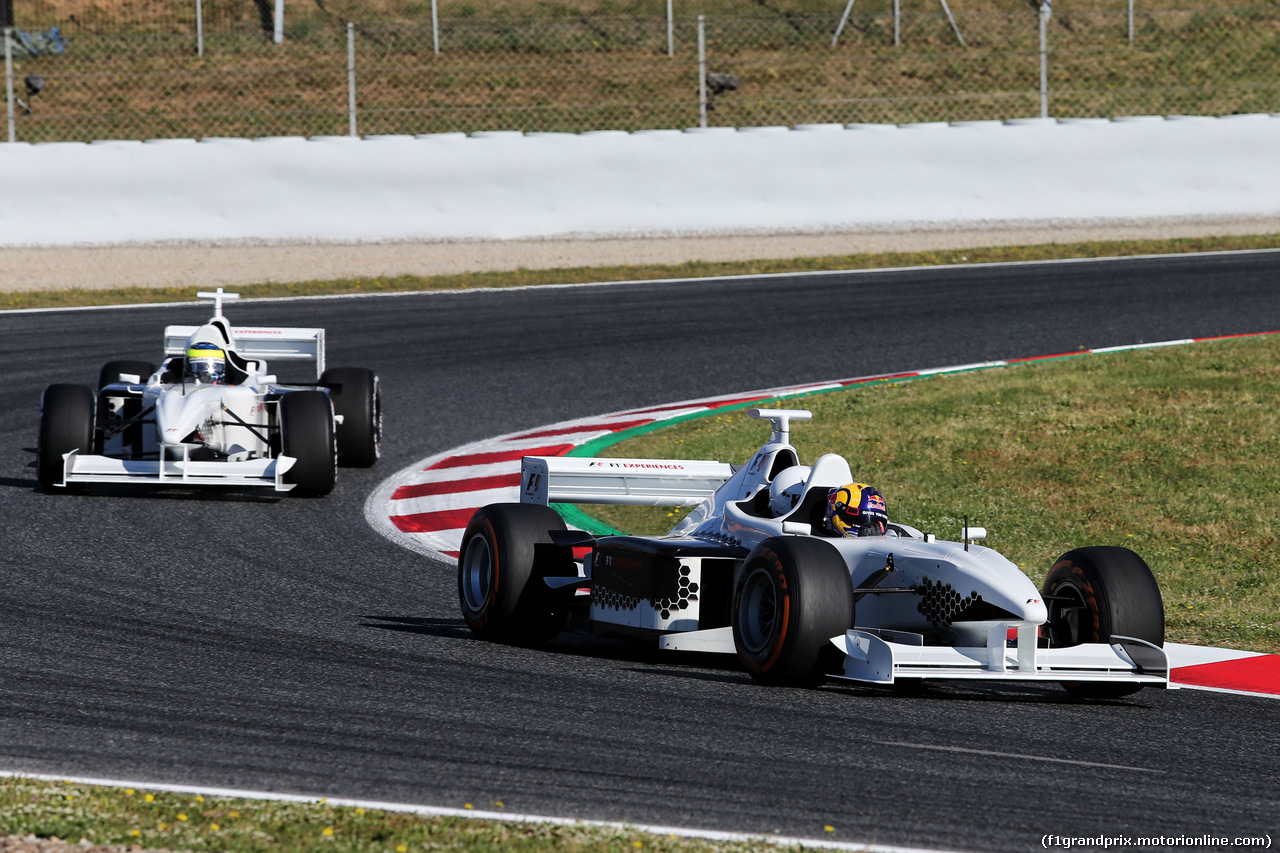 GP SPAGNA, Patrick Friesacher (AUT) e Zsolt Baumgartner (HUN) in Two-Seater F1 Experiences Racing Cars.
13.05.2017.