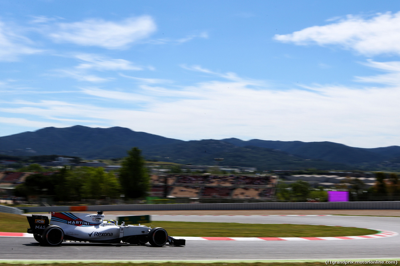 GP SPAGNA, Felipe Massa (BRA) Williams FW40.
13.05.2017.