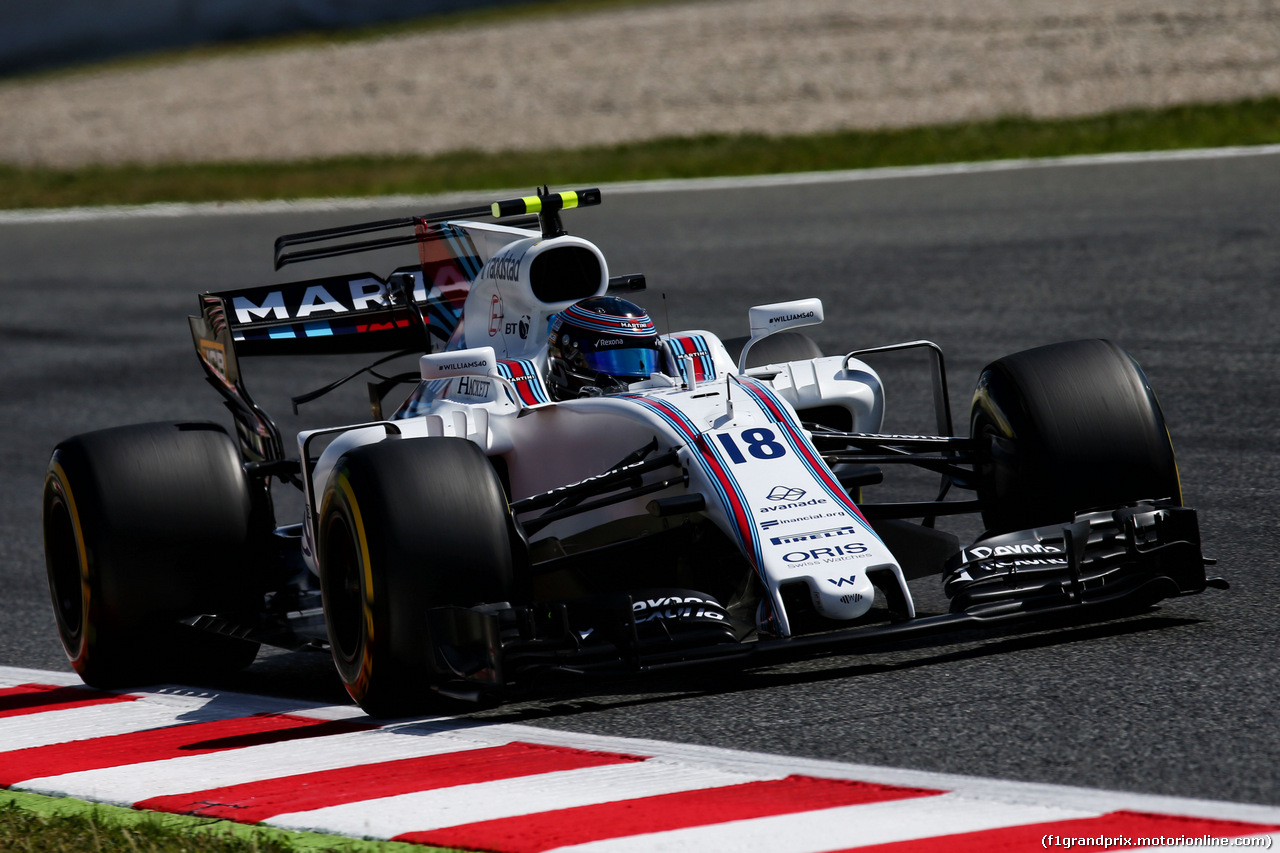 GP SPAGNA, Lance Stroll (CDN) Williams FW40.
13.05.2017.