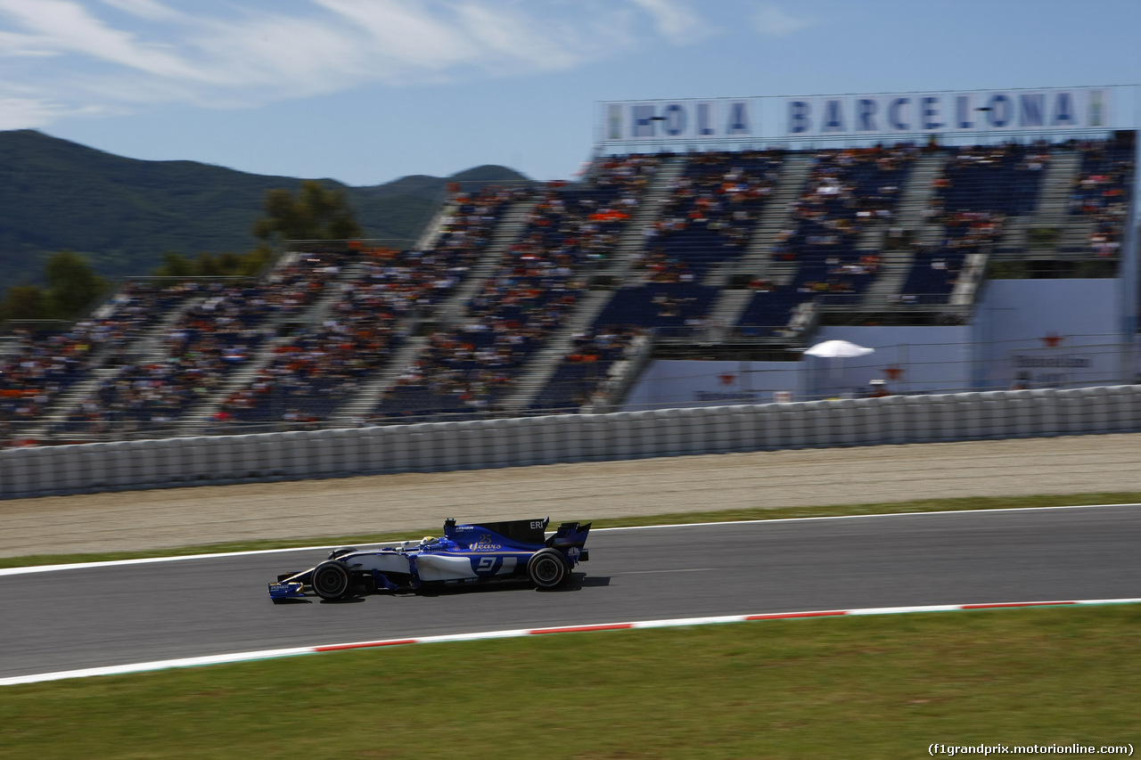 GP SPAGNA, 13.05.2017 - Marcus Ericsson (SUE) Sauber C36