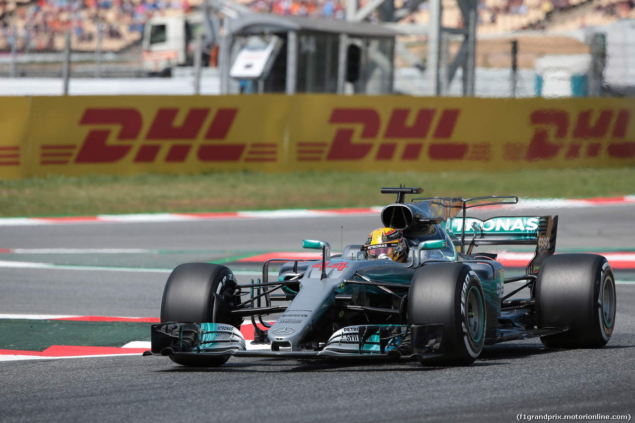 GP SPAGNA, 13.05.2017 - Lewis Hamilton (GBR) Mercedes AMG F1 W08