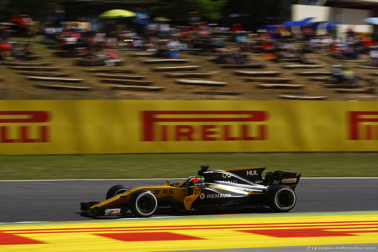 GP SPAGNA, 13.05.2017 - Nico Hulkenberg (GER) Renault Sport F1 Team RS17